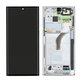 Wyświetlacz do Samsung S22 Ultra S908B, Ekran dotykowy z ramką, GH82-27488C, GH82-27489C, Phantom White, Genuine Service Pack