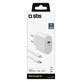 Podróżny adapter ładujący USB-C i kabel Lightning, PD 20W, 1m, Kompatybilny z iPhone, iPad i iPod, Biały, White, SBS