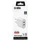 Ladowarka 20W 2x USB-C Power Delivery, Biały, White, SBS