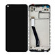 Wyświetlacz do Xiaomi Redmi Note 9, Ekran dotykowy z ramką, Czarny, Black, TFT