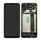 Wyświetlacz do Samsung A13 A135F, Ekran dotykowy z ramką, GH82-28508A, GH82-28653A, Czarny, Black, Genuine Service Pack