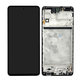 Wyświetlacz do Samsung M53 5G M536B, Ekran dotykowy z ramką, GH82-28812A, GH82-28895A, Czarny, Black, Genuine Service Pack