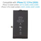 Bateria dla iPhone 12, 12 Pro, 2815mAh, A2479, Service Pack