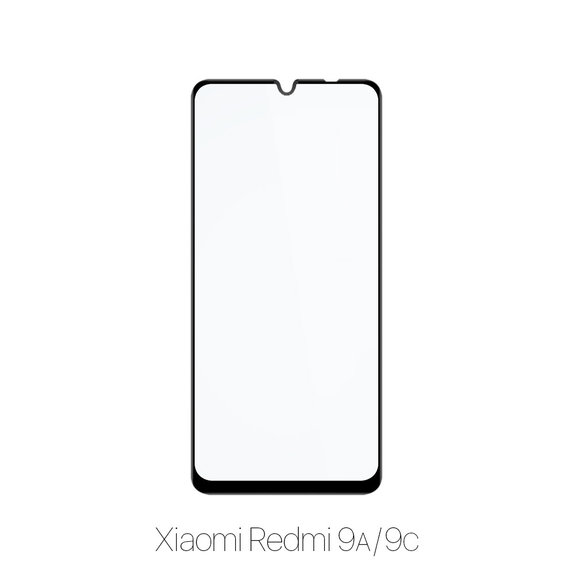 Szklo hartowane do Xiaomi Redmi 9A, 9C, FullCover Glass, FixPremium