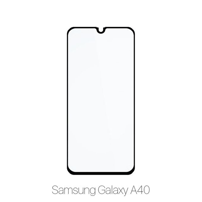Szklo hartowane do Samsung A40, FullCover Glass, FixPremium