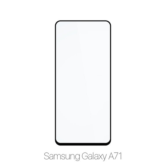 Szklo hartowane do Samsung A71, FullCover Glass, FixPremium