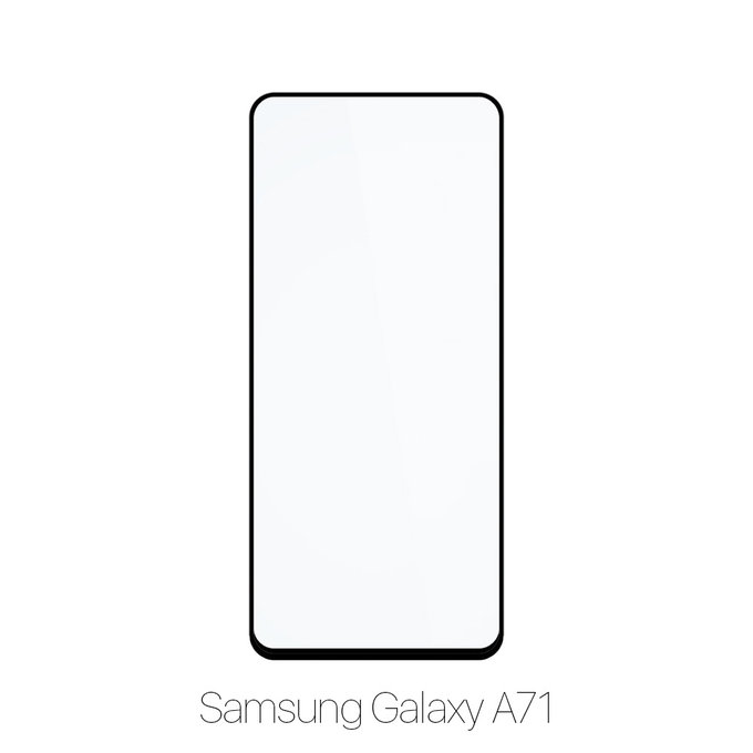 Szklo hartowane do Samsung A71, FullCover Glass, FixPremium