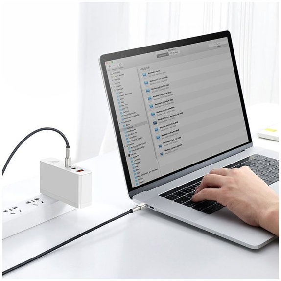 Kabel USB-C / USB-C (1m), czarny, black, Baseus