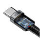 Kabel USB-C / USB-C (2m), czarny, black, Baseus