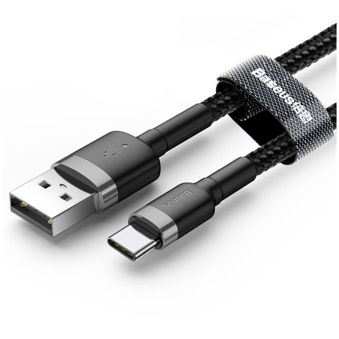 Kabel USB-C do USB, 2m, Czarny, Black, Baseus