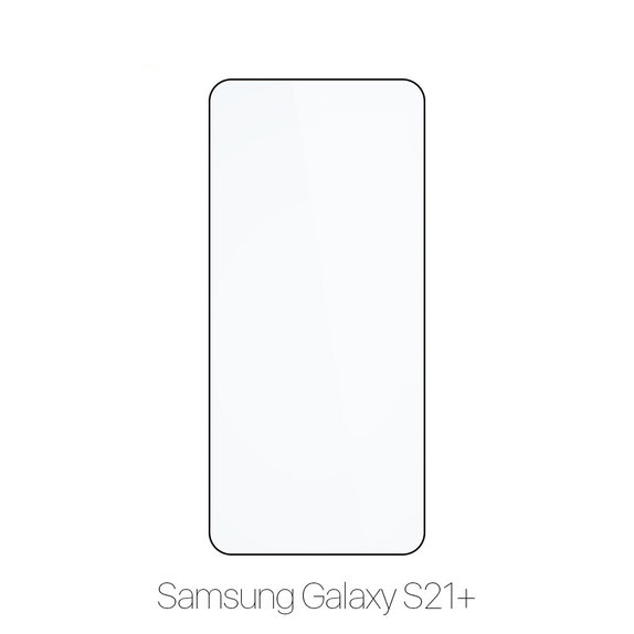 Szklo hartowane do Samsung S21+, FullCover Glass, FixPremium