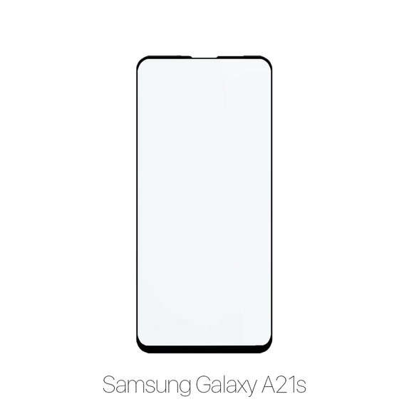 Szklo hartowane do Samsung A21s, FullCover Glass, FixPremium