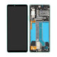 Wyświetlacz do Sony Xperia 10 IV XQCC54, Ekran dotykowy z ramką, A5047175A, Miętowy, Mint, Genuine Service Pack