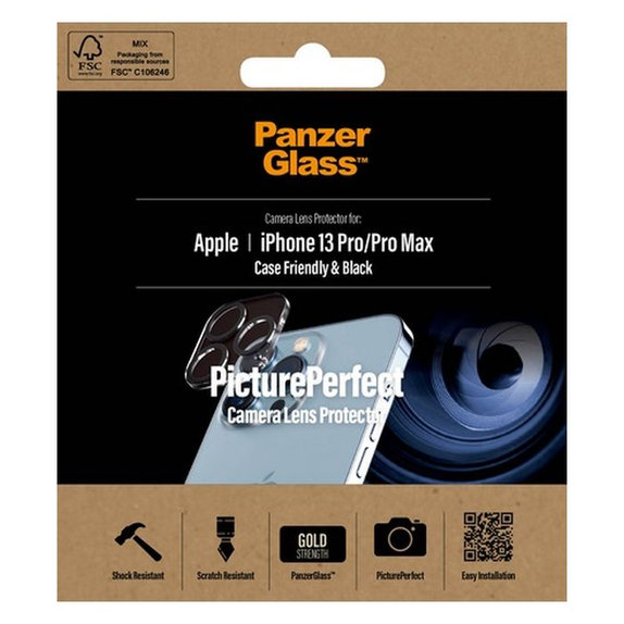 Ochraniacz obiektywu tylnej kamery do iPhone 13 Pro, 13 Pro Max, PicturePerfect, Przezroczysty, Transparent, PanzerGlass