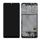 Wyświetlacz do Samsung A41 A415F, Ekran dotykowy z ramką, Prism Crush Black, TFT