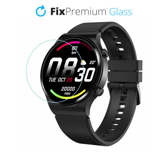 Szkło hartowane do Samsung Watch 4 Classic 46mm, Przezroczysty, Transparent, FixPremium