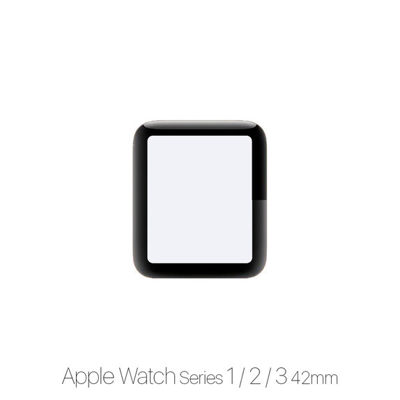 Plexiglas do Watch 1, 2, 3 (38mm), Przezroczysty, Transparent, FixPremium