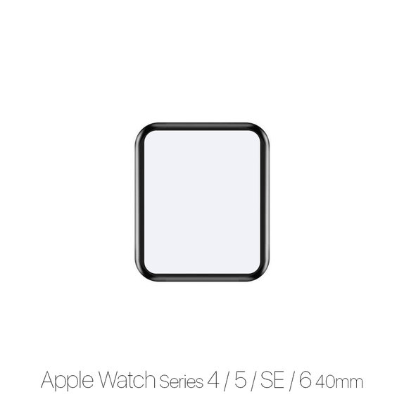 Plexiglas do Apple Watch Series 4, 5, 6, SE 1. – 2. generacji, Przezroczysty, Transparent