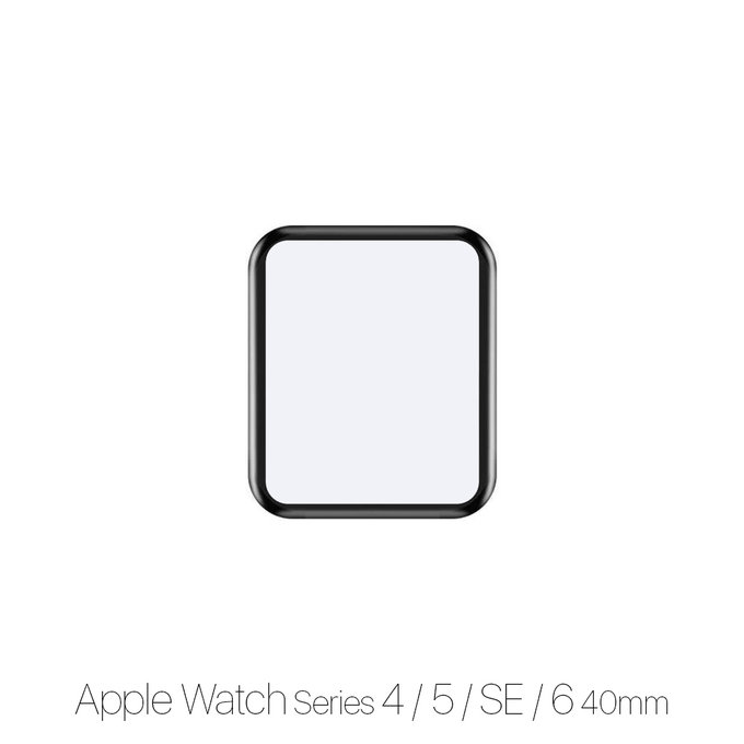 Plexiglas do Apple Watch Series 4, 5, 6, SE 1. – 2. generacji, Przezroczysty, Transparent