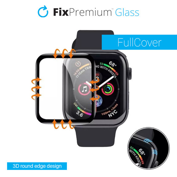 Plexiglas do Watch 4, 5, 6 , SE (1. Gen), SE (2. Gen) (44mm), Przezroczysty, Transparent, FixPremium