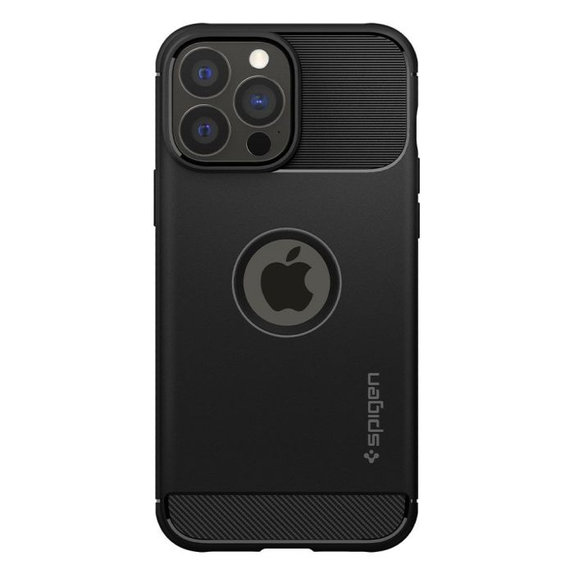 Etui do iPhone 13 Pro Max, Rugged Armor, Czarny, Black, Spigen