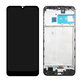 Wyświetlacz do Samsung M30s M307F, Ekran dotykowy z ramką, Czarny, Black, TFT