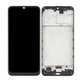 Wyświetlacz OLED do Samsung M31 M315F, Ekran dotykowy z ramką, Space Black