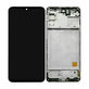 Wyświetlacz do Samsung M31s M317F, Ekran dotykowy z ramką, Mirage Black, TFT