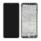 Wyświetlacz do Samsung M32 M325F, Ekran dotykowy z ramką, TFT