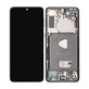 Wyświetlacz do Samsung S21 Plus G996B, Ekran dotykowy z ramką, Phantom Black, TFT