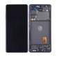 Wyświetlacz do Samsung S20 FE G780F, Ekran dotykowy z ramką, Czarny, Black, TFT