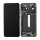 Wyświetlacz OLED do Samsung S21 FE G990B, Ekran dotykowy z ramką, Czarny, Black