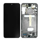 Wyświetlacz OLED do Samsung S22 Plus S906B, Ekran dotykowy z ramką, Phantom Black