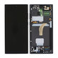 Wyświetlacz OLED do Samsung S22 Ultra S908B, Ekran dotykowy z ramką, Phantom Black