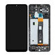 Wyświetlacz do Samsung A04S A047F, Ekran dotykowy z ramką, GH82-29805A, GH82-29806A, Czarny, Black, Genuine Service Pack