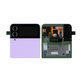 Wyświetlacz (External) do Samsung Z Flip 4 F721B, Ekran dotykowy z ramką, GH97-27947B, Bora Purple, Genuine Service Pack