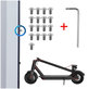 Sruby oslony dolnej baterii do Xiaomi Mi Electric Scooter 1S, 2 M365, Essential, Pro, Pro 2, Gwint M3, 17szt