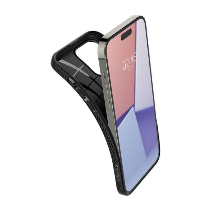 Etui do iPhone 14 Pro, Liquid Air, Czarny, Black, Spigen