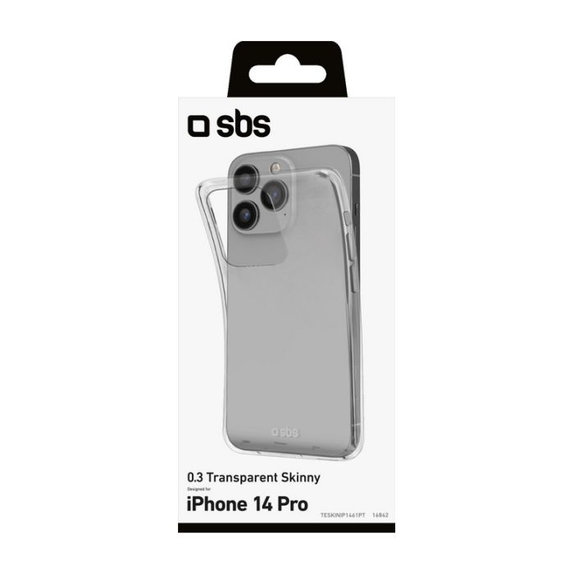 Etui do iPhone 14 Pro, Skinny, Przezroczysty, Transparent, SBS