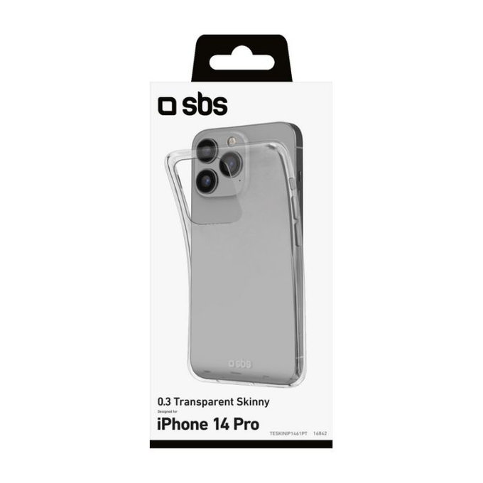 Etui do iPhone 14 Pro, Skinny, Przezroczysty, Transparent, SBS
