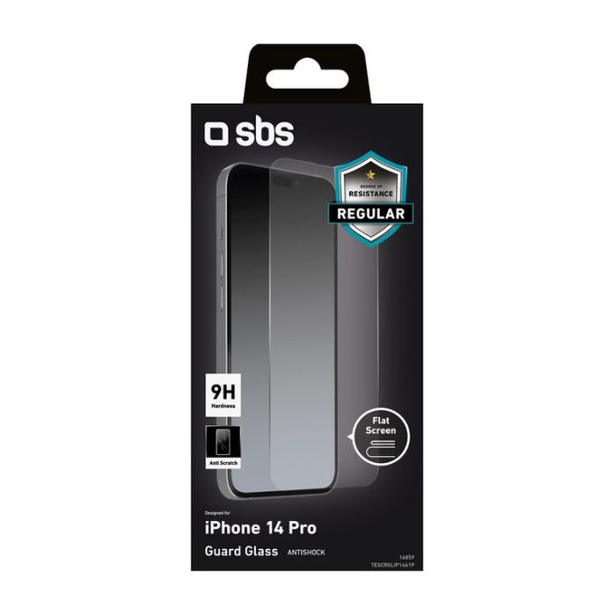 Szklo hartowane do iPhone 14 Pro, Przezroczysty, Transparent, SBS