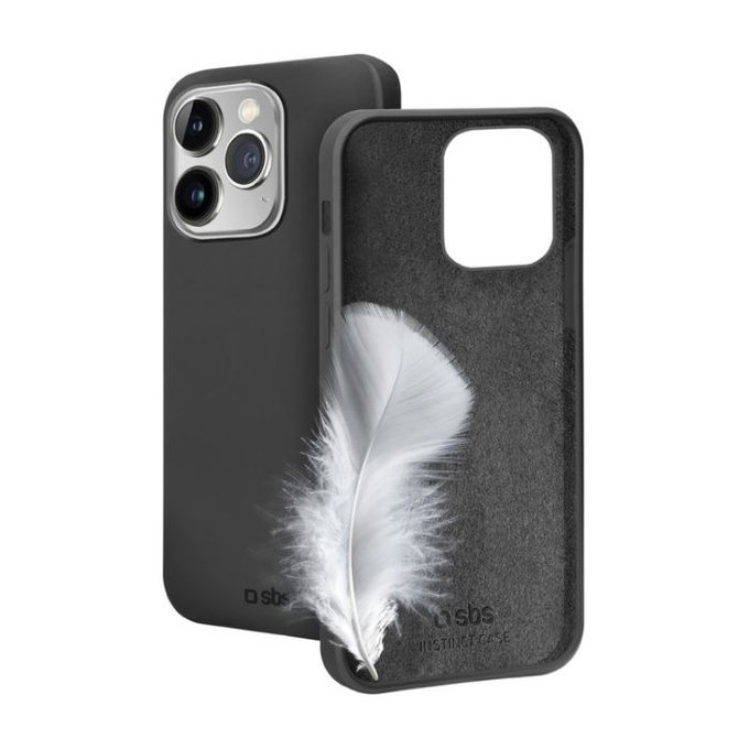 Etui do iPhone 14 Pro, Instinct, Czarny, Black, SBS