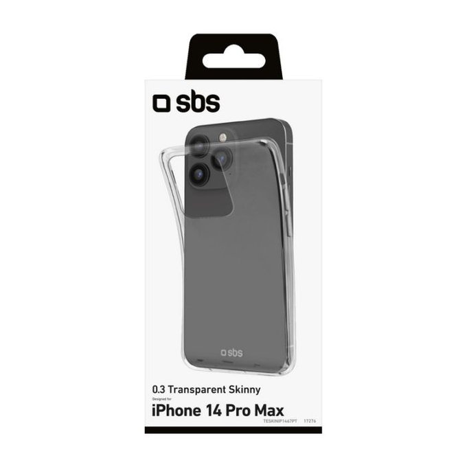 Etui do iPhone 14 Pro Max, Skinny, Przezroczysty, Transparent, SBS