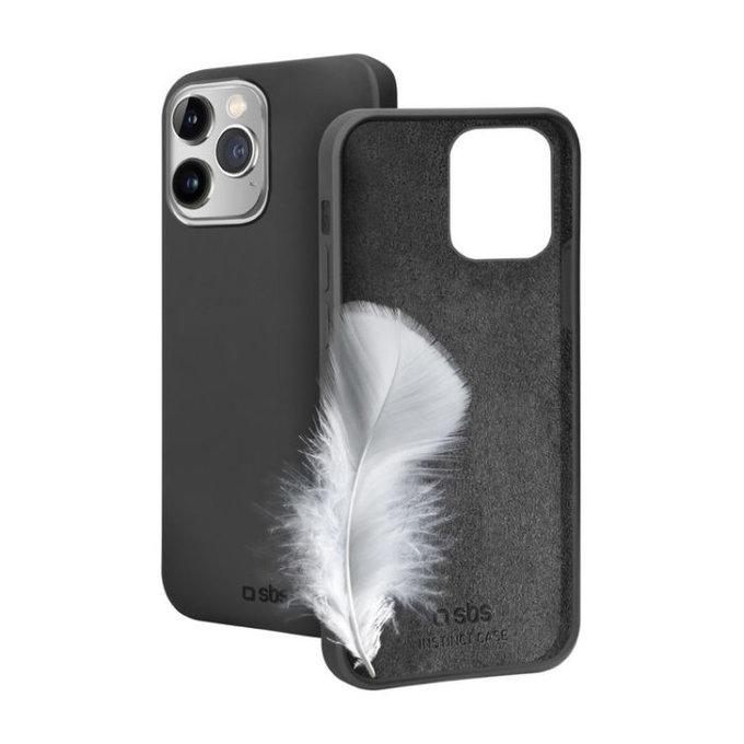 Etui do iPhone 14 Pro Max, Instinct, Czarny, Black, SBS