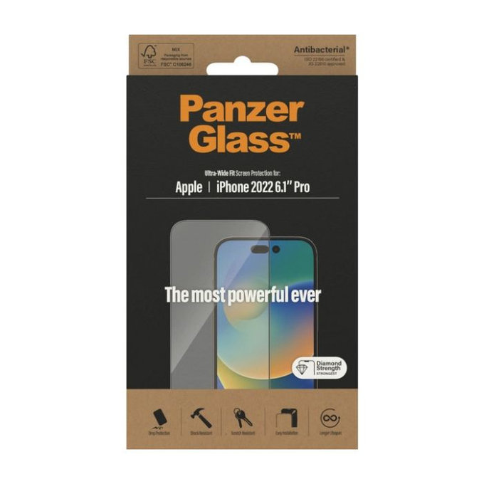 Szklo hartowane UWF AB do iPhone 14 Pro, PanzerGlass