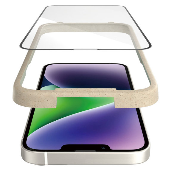 Szkło hartowane UWF AB z aplikatorem do iPhone 14 Plus/13 Pro Max, Czarne, PanzerGlass