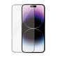 Szkło hartowane UWF AB z aplikatorem do iPhone 14 Pro Max, Czarne, PanzerGlass