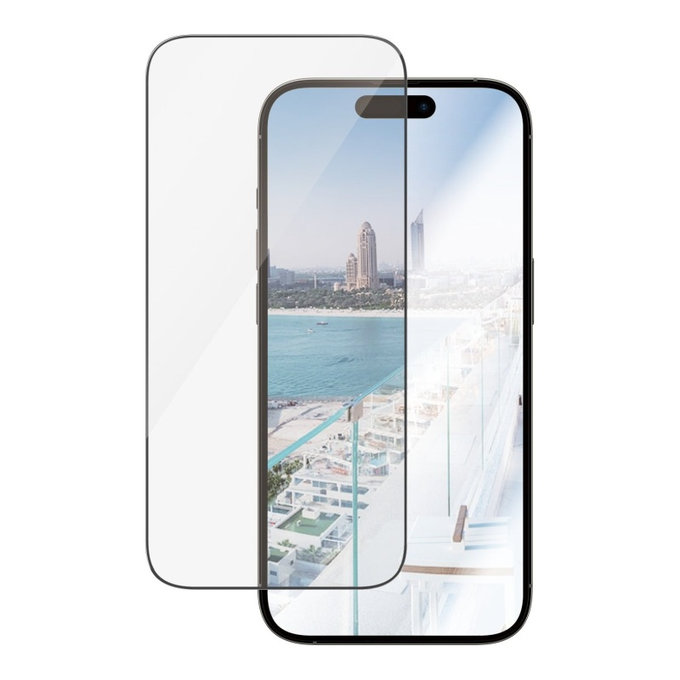 Szkło hartowane UWF Anti-Reflective AB z aplikatorem do iPhone 14 Pro, Czarne, PanzerGlass