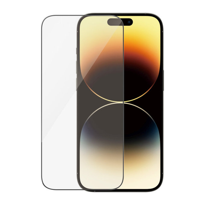 Szkło hartowane UWF Anti-Reflective AB z aplikatorem do iPhone 14 Pro, Czarne, PanzerGlass