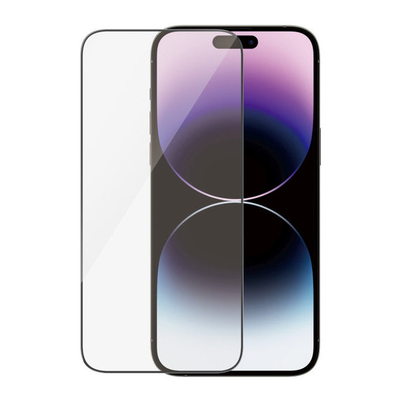 Szkło hartowane UWF Anti-Reflective AB z aplikatorem do iPhone 14 Pro Max, Czarne, PanzerGlass